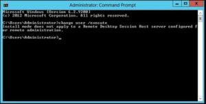 Sage Error Failed to Switch Terminal Server to Install Mode